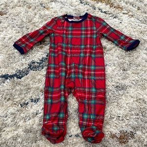 Baby Fleece Plaid Pajamas